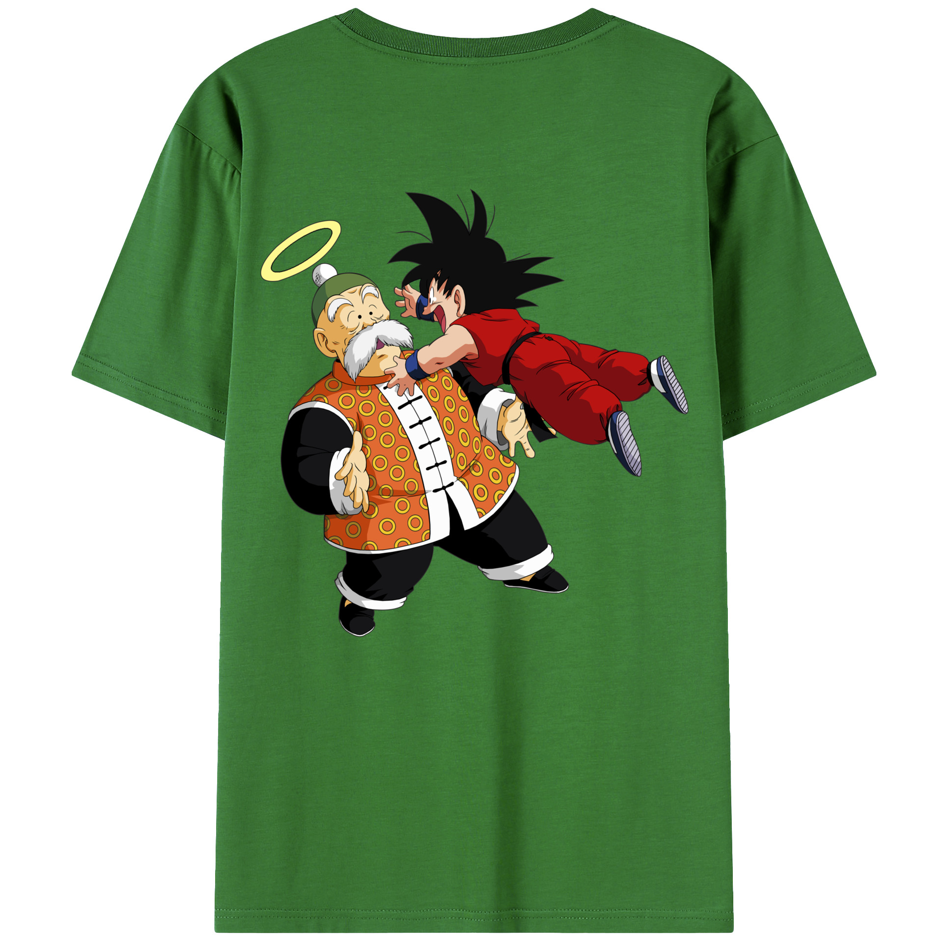 （画像用） ドラゴンボール 孫悟空（そん ごくう）Son Goku カカロット DRAGON BALL Kakarotto レディース半袖Tシャツ(バックプリント)